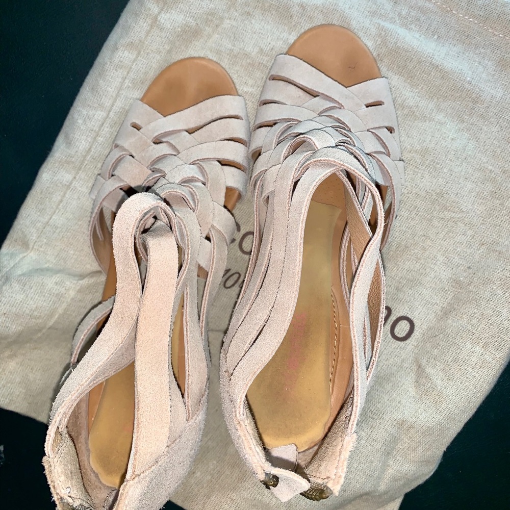 Corso Como Suede Sandal with Heels Size 8